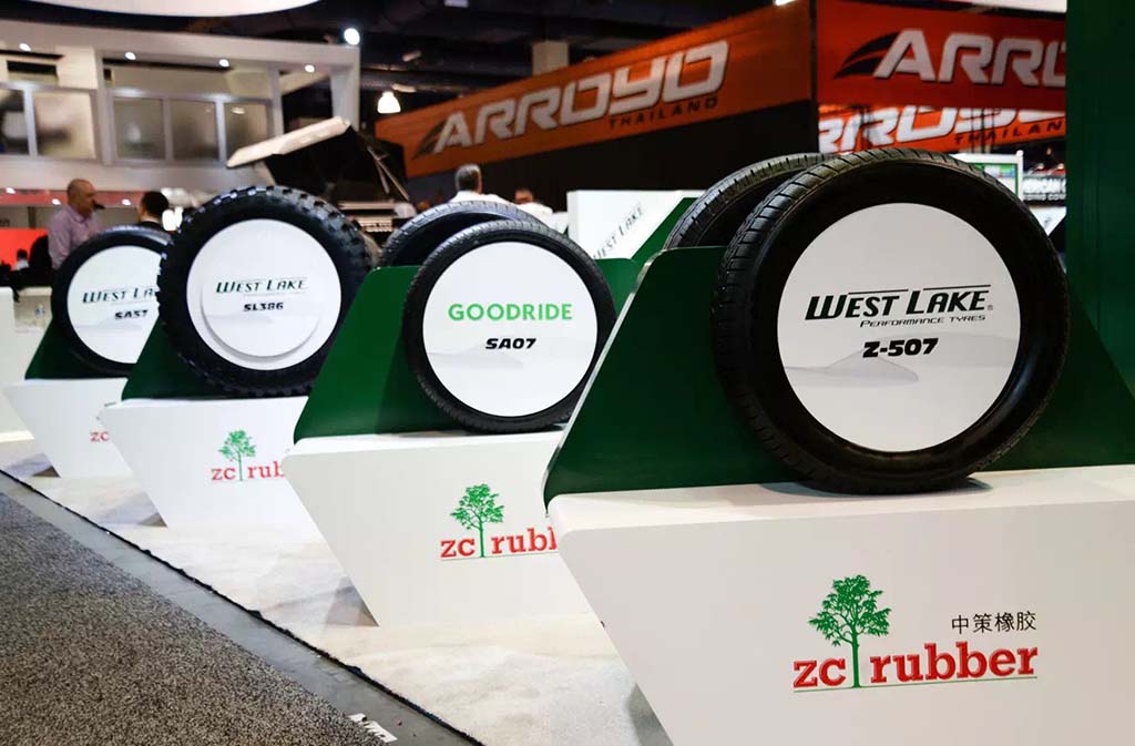 ZC Rubber at SEMA show 2018 in U.S