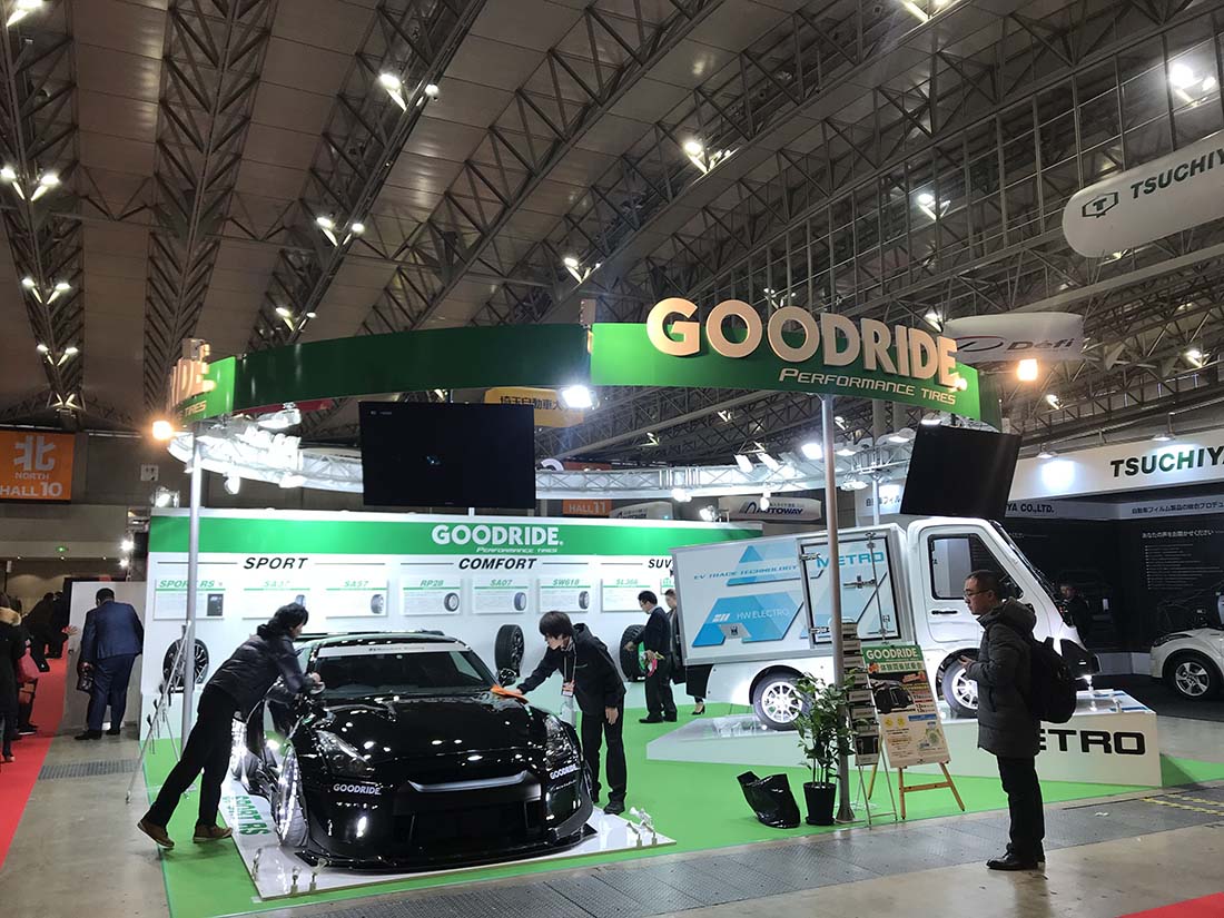 Goodride attending TOKYO AUTO SALON in Japan